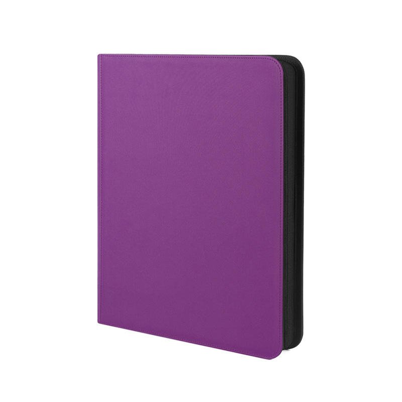 SKU 03 Purple 252 Pockets Toploader Binder
